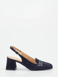 – Slingback-Pumps aus Veloursleder-Maripé Best