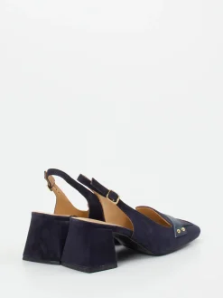 – Slingback-Pumps aus Veloursleder-Maripé Best