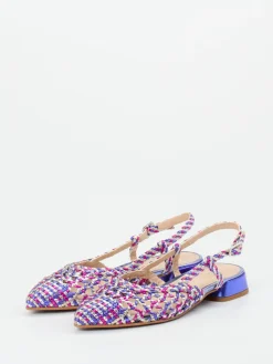 – Slingbacks aus Metallicleder mehrfarbig-Maripé Clearance