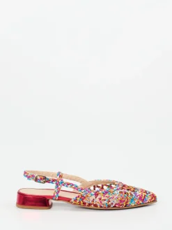 – Slingbacks aus Metallicleder color-Maripé Best