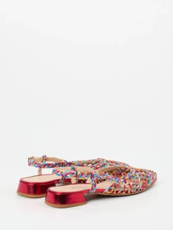 – Slingbacks aus Metallicleder color-Maripé Best