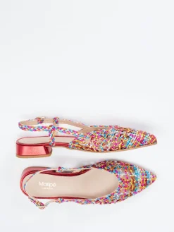 – Slingbacks aus Metallicleder color-Maripé Best