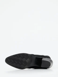 – Stiefelette aus Veloursleder-Maripé Best