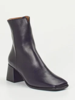 – Stiefeletten aus Kalbleder in Tiefviolett-Maripé Online