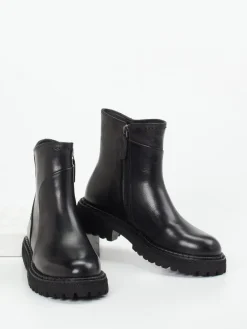 – Stiefeletten aus Kalbleder-Maripé Outlet