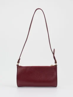 – Baguette-Bag aus Kalbleder wein-Marlon Firenze Online