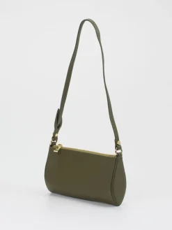 – Baguette-Bag aus Kalbleder oliv-Marlon Firenze Clearance