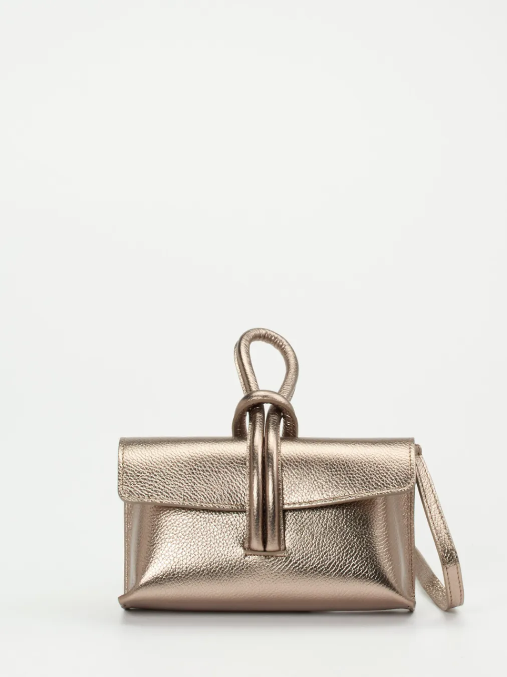 – Clutch aus Metallicleder bronze-Marlon Firenze Best