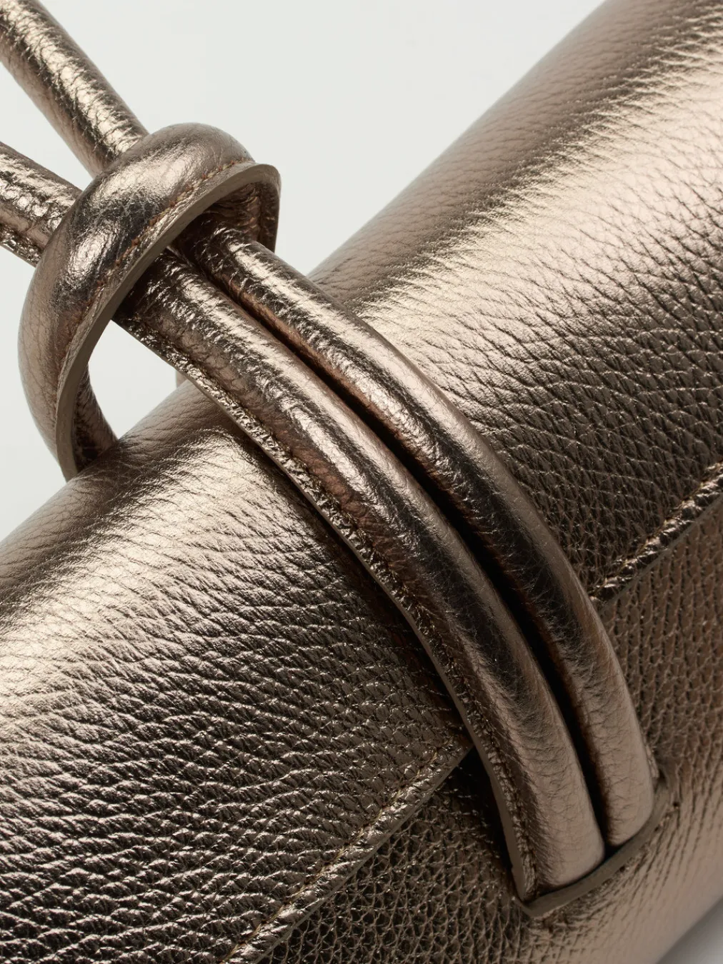 – Clutch aus Metallicleder bronze-Marlon Firenze Best