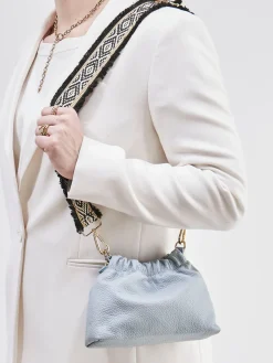 – Crossbody-Bag aus Kalbleder hell-Marlon Firenze Discount