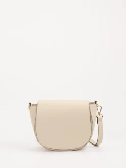 – Crossbody Bag aus Kalbleder cremeweiß-Marlon Firenze Sale