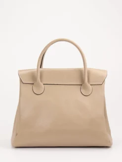 – Henkeltasche aus Kalbleder Beige-Marlon Firenze Clearance