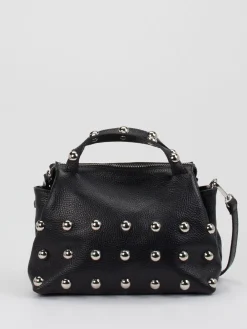 – Mini Bag aus Leder mit Nietenbesatz-Marlon Firenze New