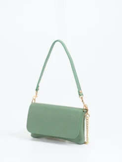 – Mini Bag aus Kalbleder Salbei-Marlon Firenze New