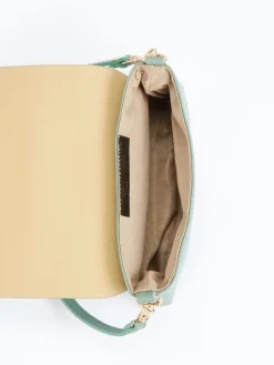 – Mini Bag aus Kalbleder Salbei-Marlon Firenze New