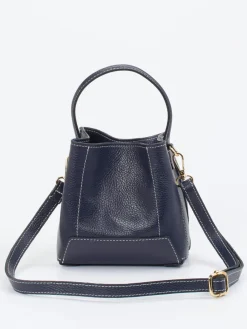 – Minitasche aus Kalbleder Dunkel-Marlon Firenze Hot