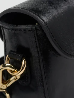 – Minitasche aus Metallicleder-Marlon Firenze