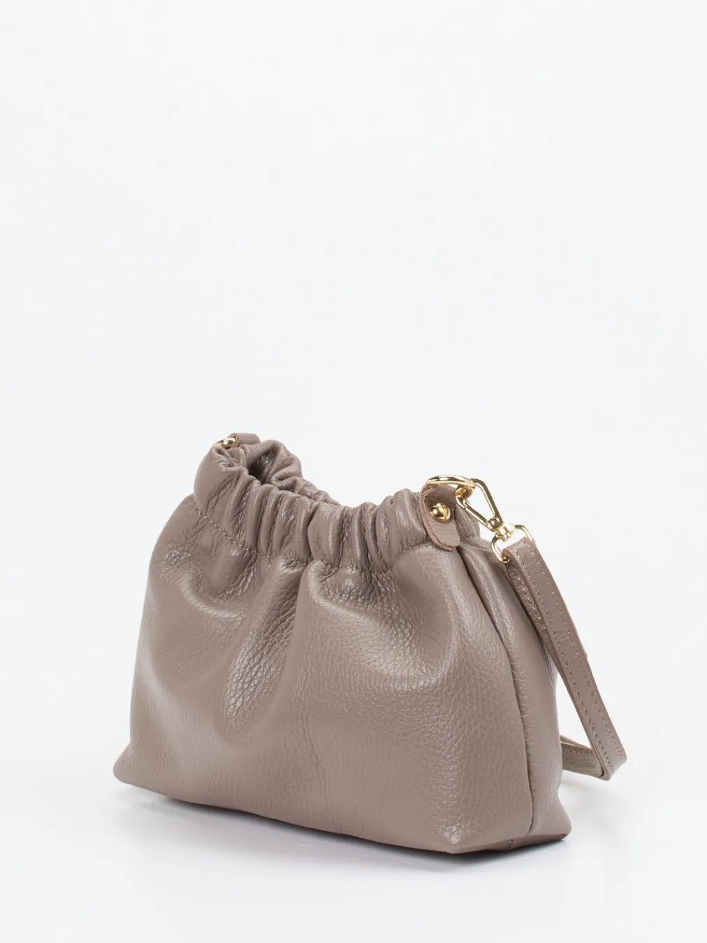 – Minitasche aus Kalbleder in Taupe-Marlon Firenze Outlet