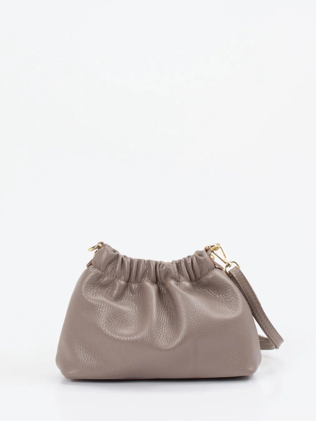 – Minitasche aus Kalbleder in Taupe-Marlon Firenze Outlet