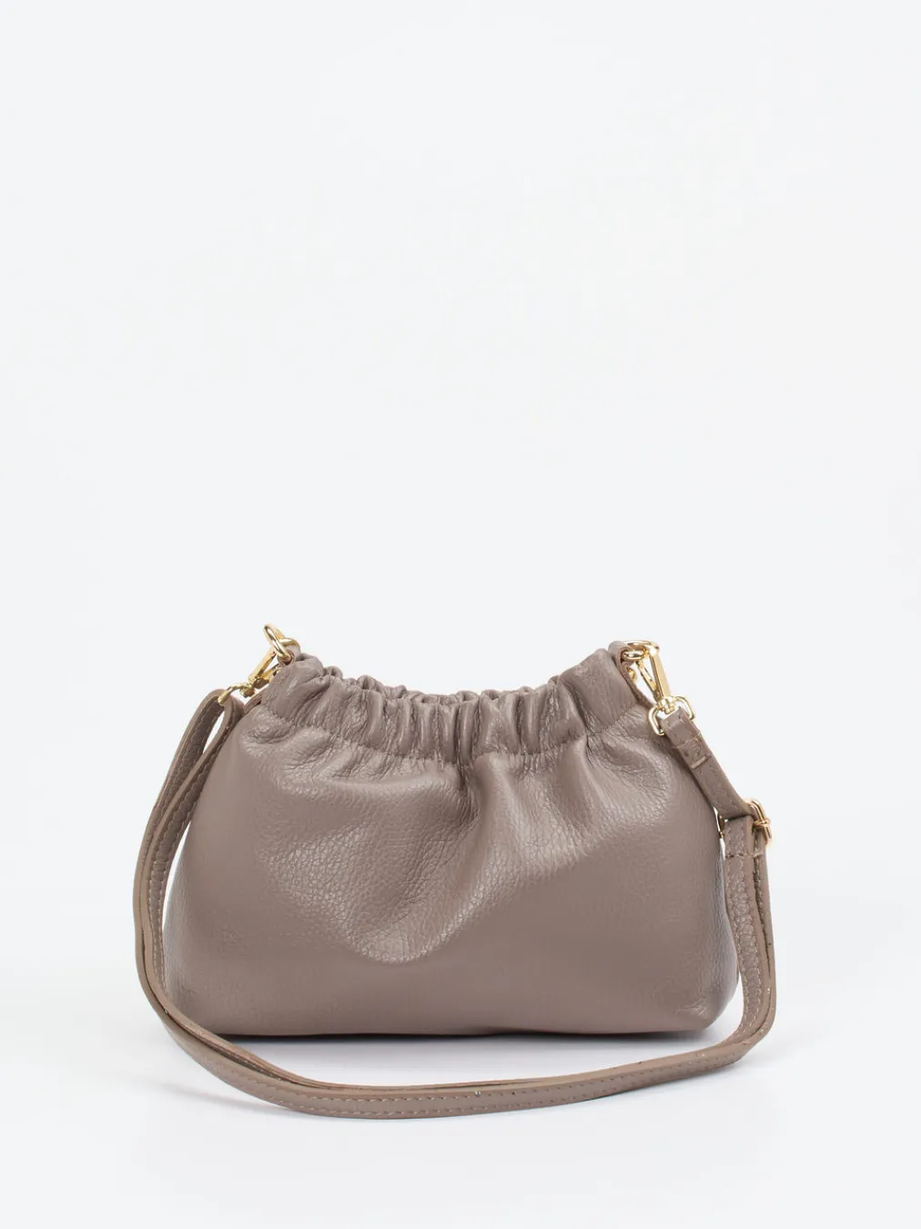 – Minitasche aus Kalbleder in Taupe-Marlon Firenze Outlet