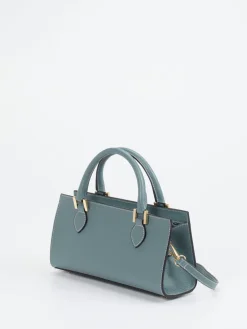 – Schultertasche aus Kalbleder grau-Marlon Firenze Best