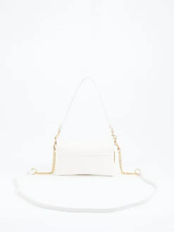 – Schultertasche aus Kalbleder Offwhite-Marlon Firenze Clearance