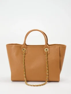 – Shopper aus Kalbleder Cognac-Marlon Firenze Hot