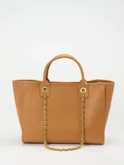 – Shopper aus Kalbleder Cognac-Marlon Firenze Hot