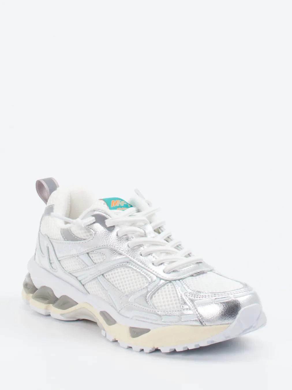 – Chunky Sneaker aus Metallicleder-MRP New