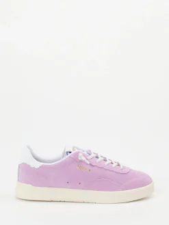 – Low-Top Sneaker aus Veloursleder Flieder-MRP