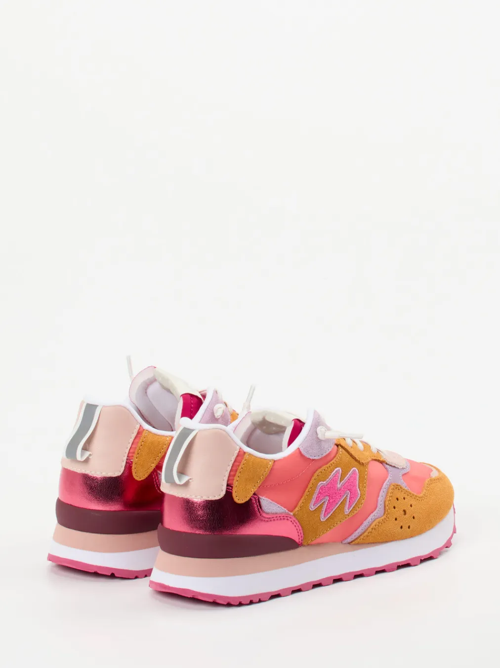 – Retro-Sneaker aus Veloursleder und Textil-MRP Discount