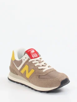 – Retro-Sneaker aus Veloursleder-Mesh sand-New Balance Outlet