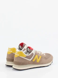 – Retro-Sneaker aus Veloursleder-Mesh sand-New Balance Outlet