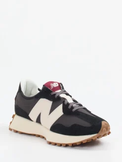 – Retro-Sneaker aus Veloursleder anthrazit-New Balance
