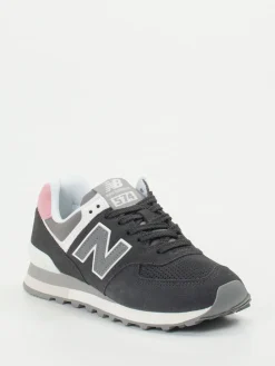 – Retro-Sneaker aus Veloursleder anthrazit-New Balance Best