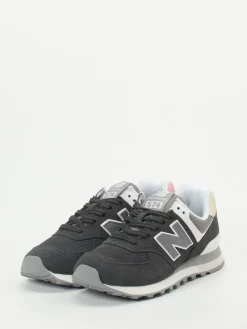 – Retro-Sneaker aus Veloursleder anthrazit-New Balance Best
