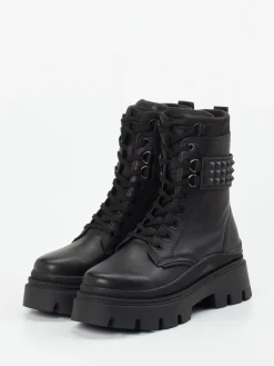 – Schnürboots aus Leder in-Palladium New