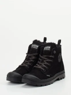 – Winterboots aus Nubukleder-Palladium Discount
