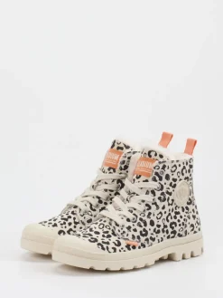 Palladium – Winterboots aus Textil mit Leoprint-Palladium Unisex Outlet