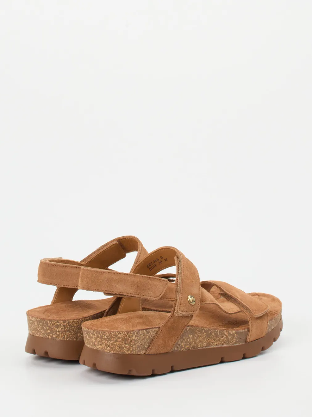 – Keilsandalette aus Veloursleder cognac-Panama Jack Online