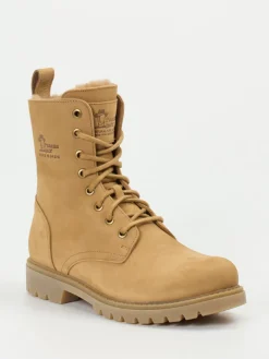 – Schnürboots aus Nubukleder hell-Panama Jack Online