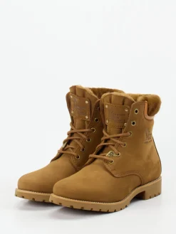 – Schnürboots aus Nubukleder cognac-Panama Jack Discount