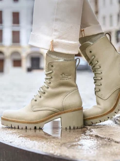 – Schnürboots aus Nubukleder-Panama Jack Discount