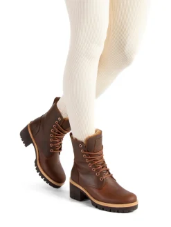 – Schnürboots aus Fettleder mittel-Panama Jack New