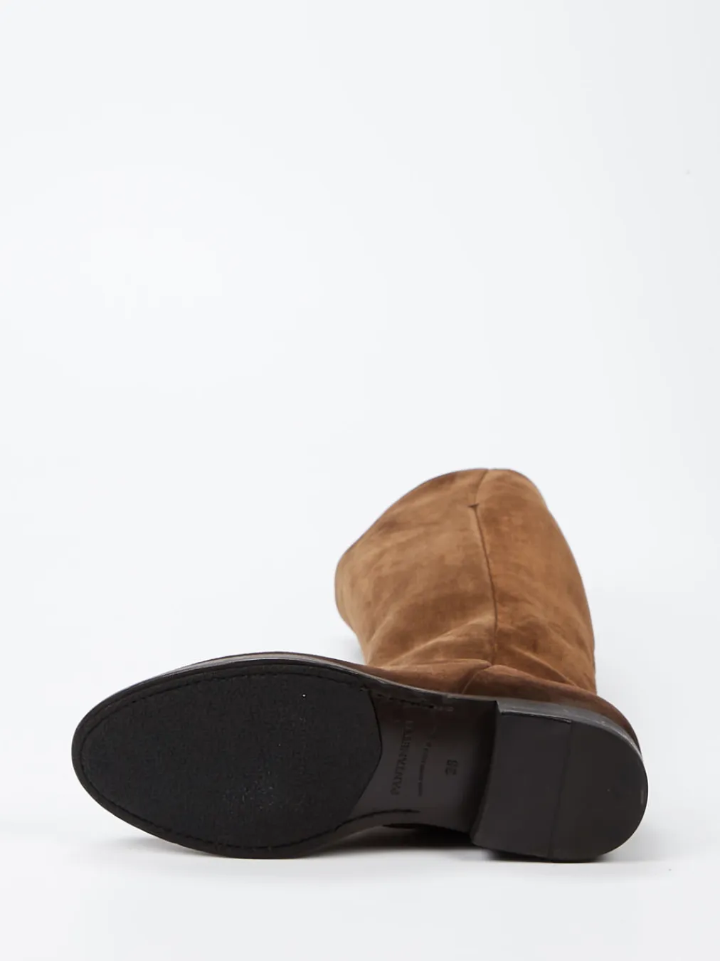 – Kniehohe Stiefel aus Veloursleder-Pantanetti Online