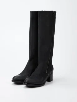 – Kniestiefel aus Veloursleder-Pantanetti Hot