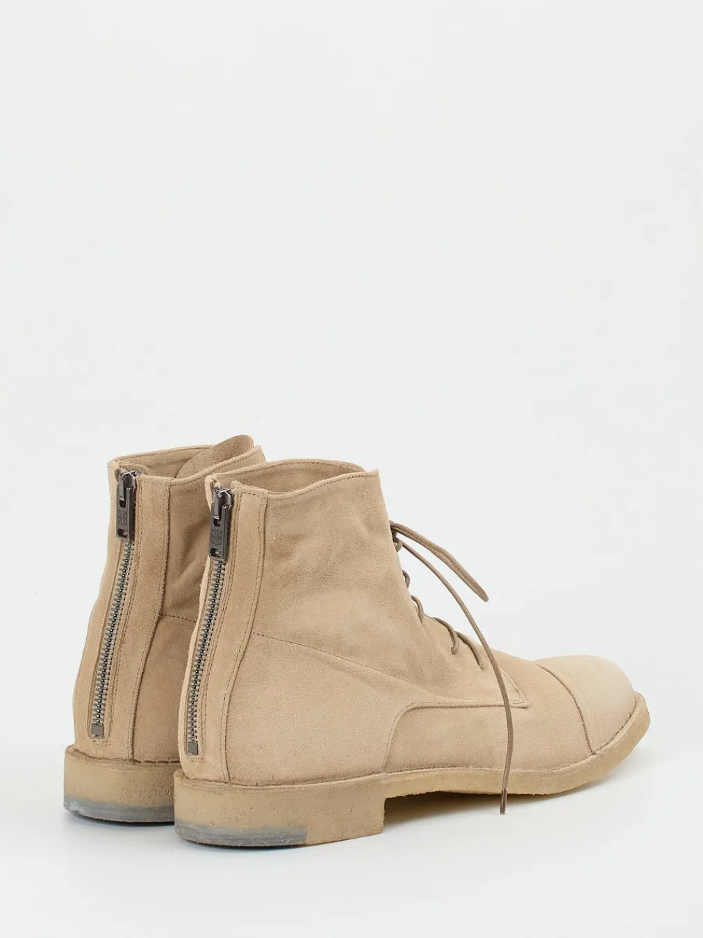 – Schnürstiefelette aus Veloursleder-Pantanetti Online