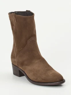 – Western-Stiefeletten aus Veloursleder-Pantanetti Discount
