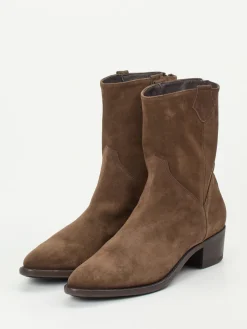 – Western-Stiefeletten aus Veloursleder-Pantanetti Discount