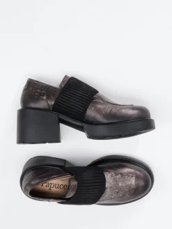 – Loafer aus Kalbleder mit Metallic-Finish-Papucei Hot